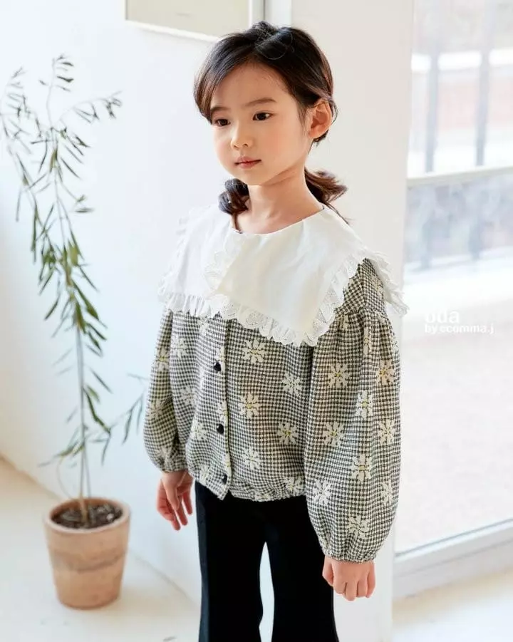 Oda - Korean Children Fashion - #fashionkids - Alice Frill Collar Cardigan - 4