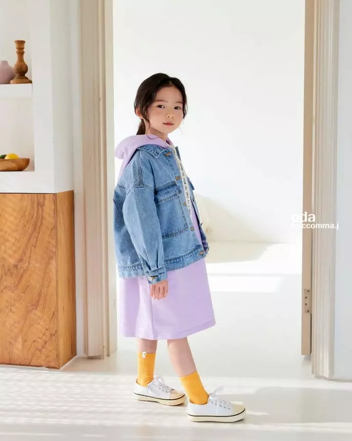 Oda - Korean Children Fashion - #kidzfashiontrend - Oz Big Pocket Denim Jacket - 11