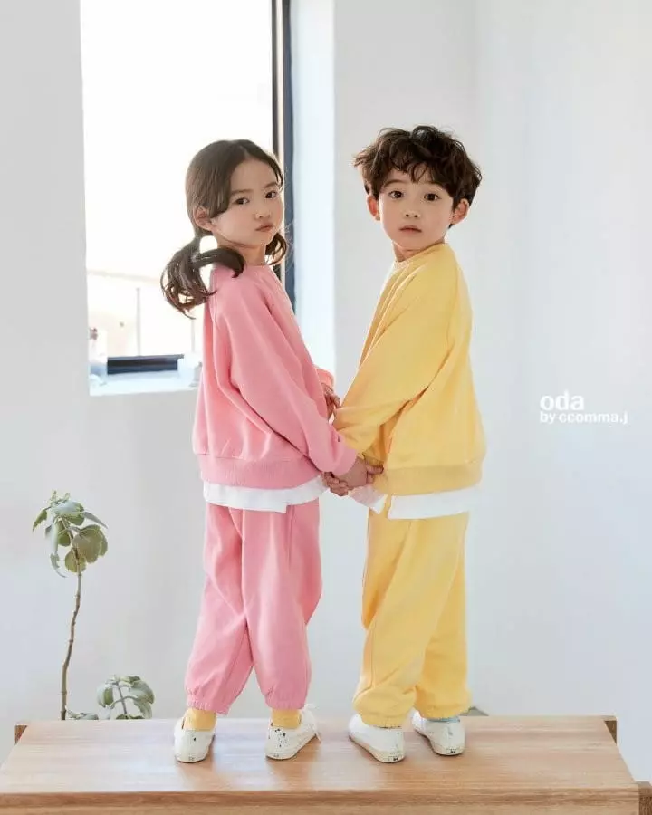 Oda - Korean Children Fashion - #littlefashionista - Training Top BottomSet - 3