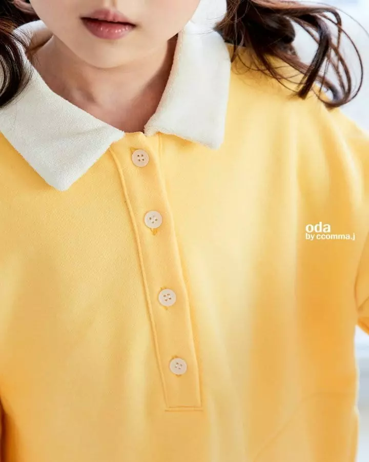 Oda - Korean Children Fashion - #magicofchildhood - Lael Terry Collar One-piece