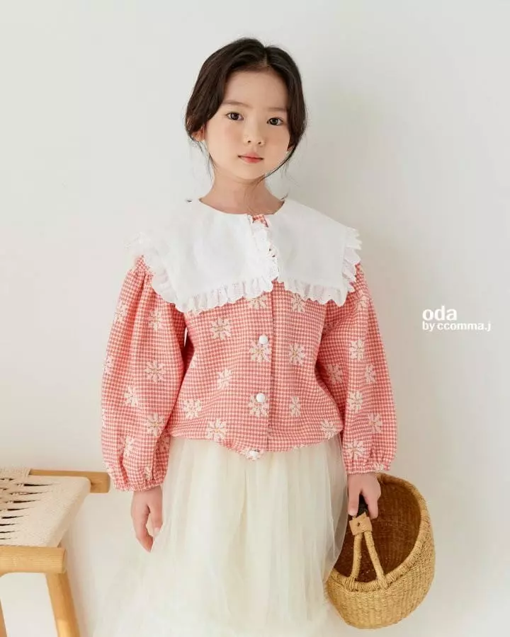Oda - Korean Children Fashion - #minifashionista - Alice Frill Collar Cardigan - 10