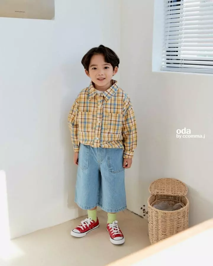Oda - Korean Children Fashion - #minifashionista - Spring Denim Shorts - 2