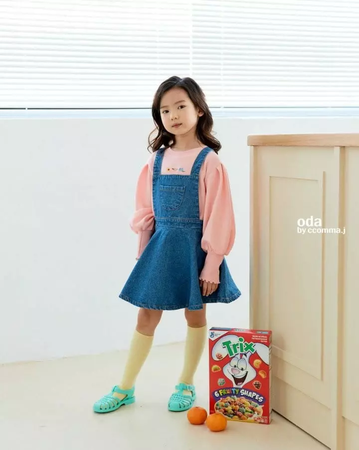 Oda - Korean Children Fashion - #prettylittlegirls - Luna Dungarees Skirt