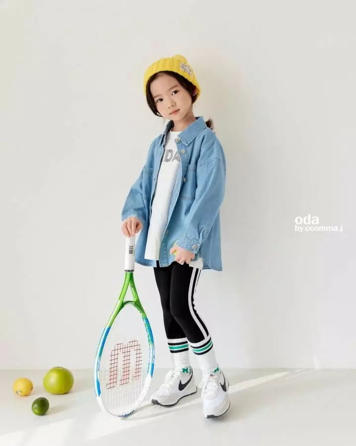 Oda - Korean Children Fashion - #prettylittlegirls - Two Stripes Leggings - 7