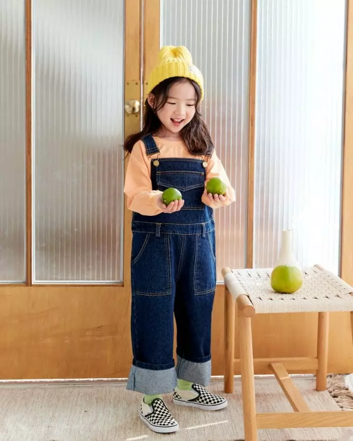 Oda - Korean Children Fashion - #prettylittlegirls - Roll-up Jeans - 5