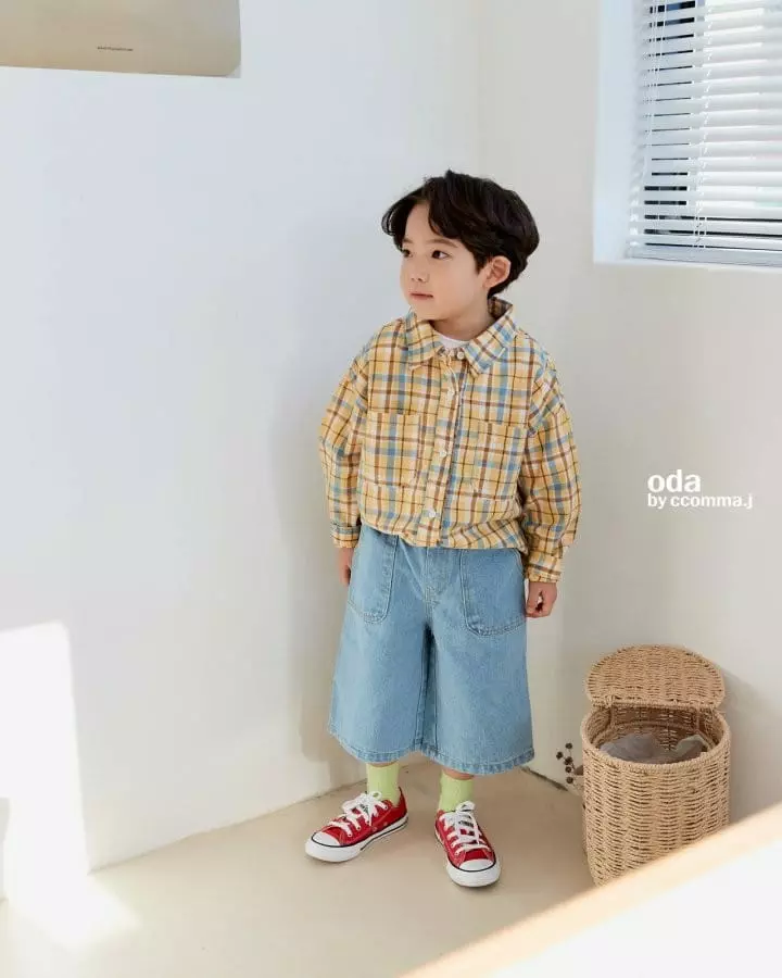 Oda - Korean Children Fashion - #prettylittlegirls - Spring Denim Shorts - 3