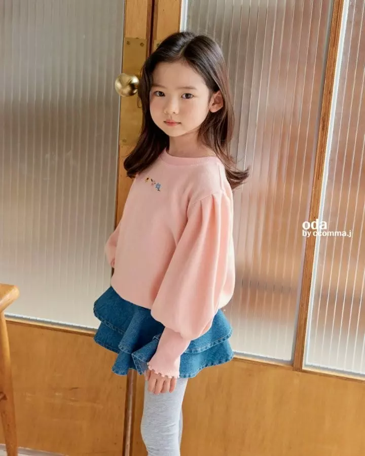 Oda - Korean Children Fashion - #prettylittlegirls - Allais Puff Sleeve Tee