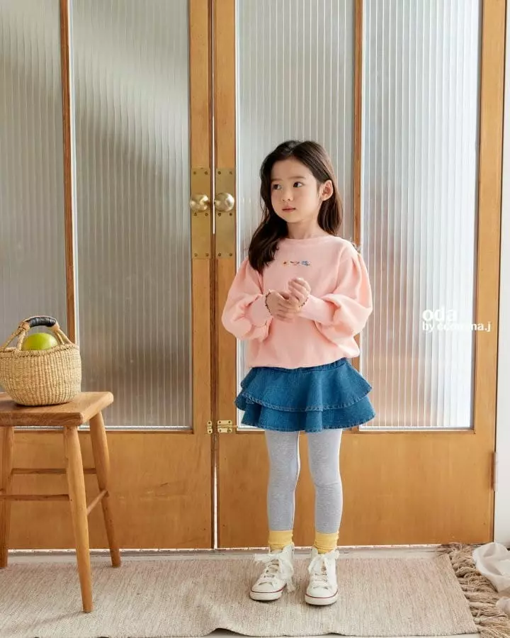 Oda - Korean Children Fashion - #toddlerclothing - Allais Puff Sleeve Tee - 4