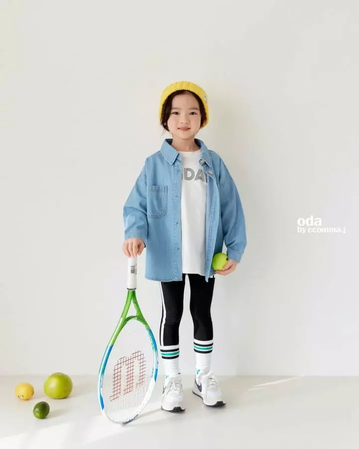 Oda - Korean Children Fashion - #todddlerfashion - Two Stripes Leggings - 8