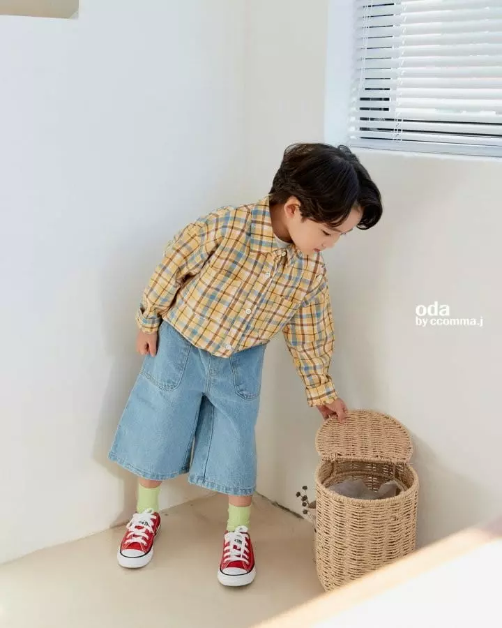 Oda - Korean Children Fashion - #prettylittlegirls - Spring Denim Shorts - 4