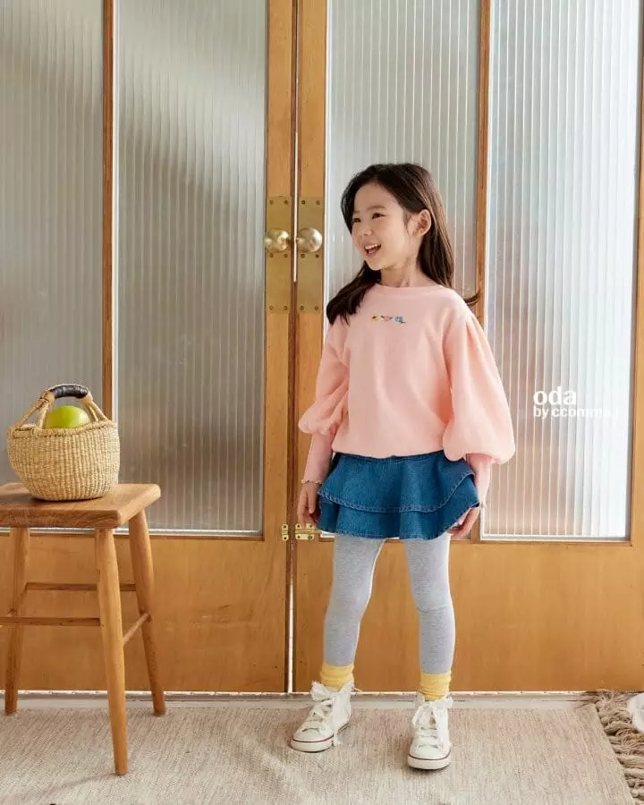 Oda - Korean Children Fashion - #toddlerclothing - Allais Puff Sleeve Tee - 3