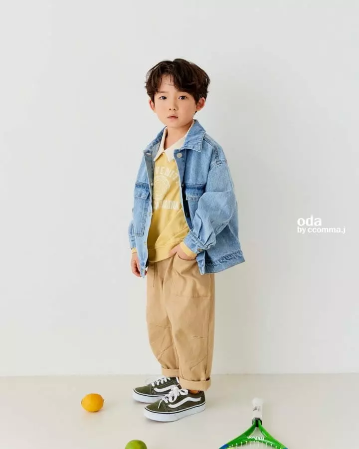 Oda - Korean Children Fashion - #toddlerclothing - Oz Big Pocket Denim Jacket - 2