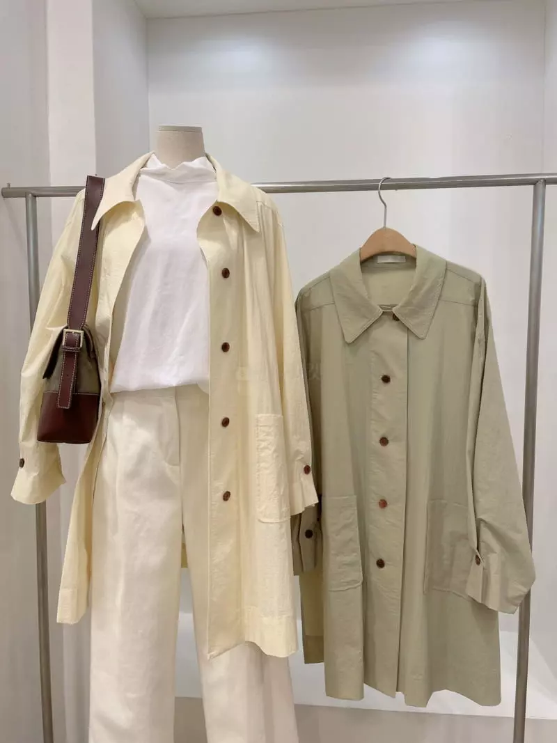 Odor - Korean Women Fashion - #restrostyle - Et Trench Jacket - 4