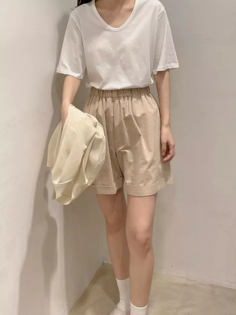Odor - Korean Women Fashion - #thatsdarling - Cabra Banding Half Pants - 2