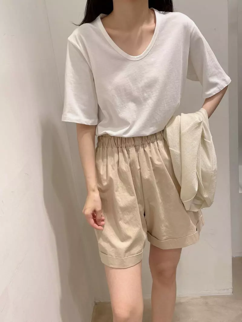 Odor - Korean Women Fashion - #thatsdarling - UV Basic Tee