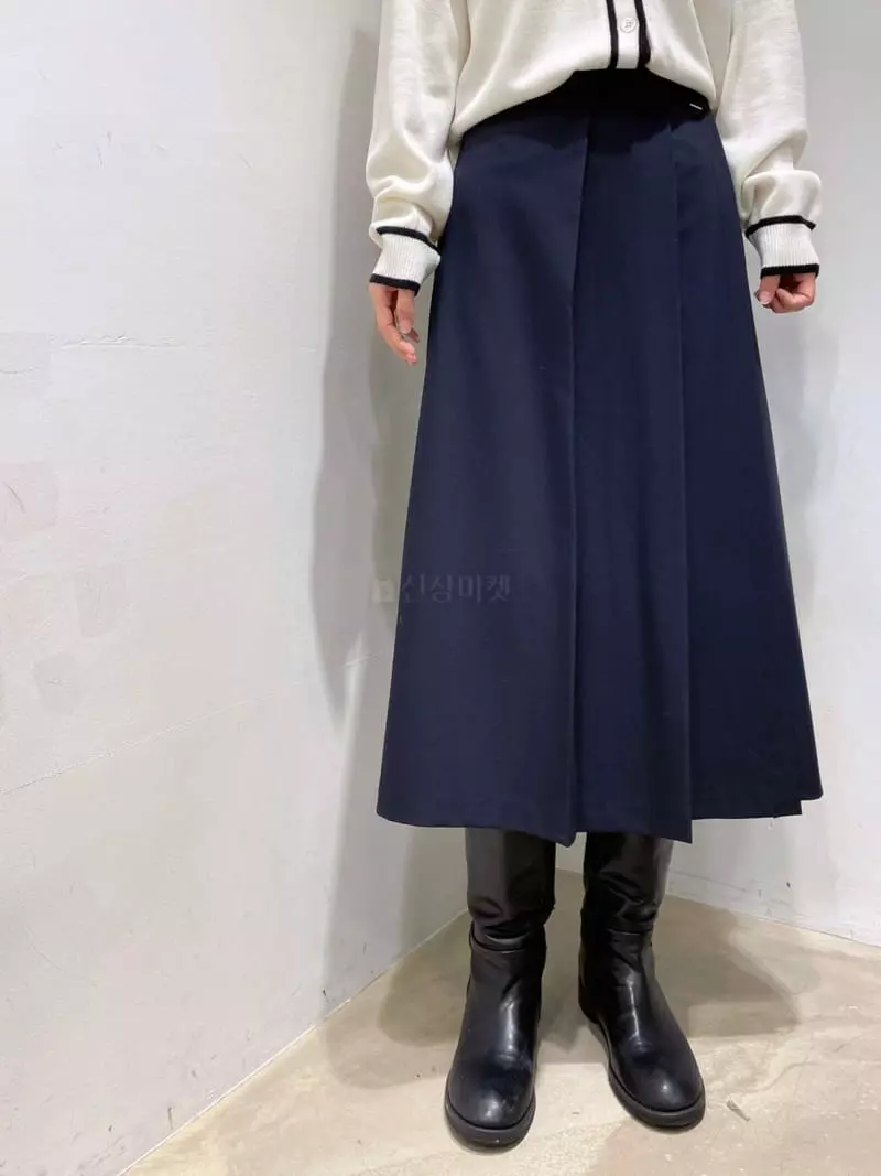 Odor - Korean Women Fashion - #momslook - Paper Wrap Skirt - 4