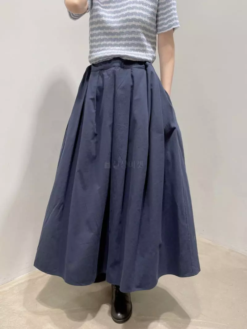 Odor - Korean Women Fashion - #womensfashion - Cotton Pleats Skirt - 2