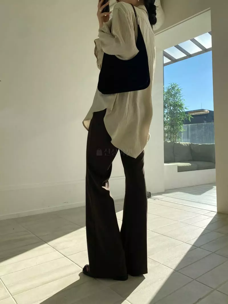 Of Course - Korean Women Fashion - #momslook - Andy Banding Pants