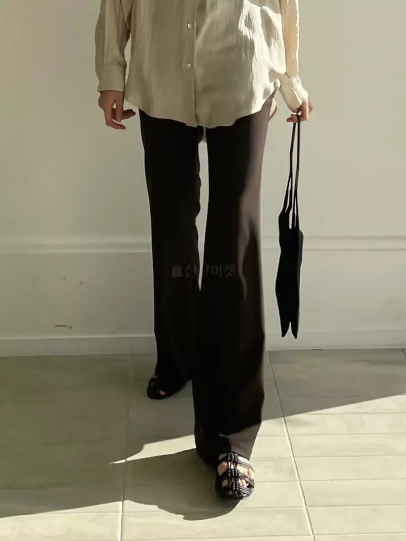 Of Course - Korean Women Fashion - #momslook - Andy Banding Pants - 2