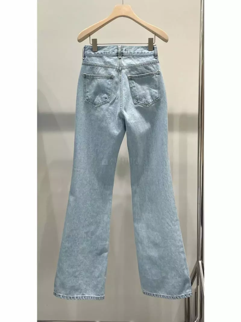 Of Course - Korean Women Fashion - #restrostyle - Light Blue Bootcut Jeans - 4