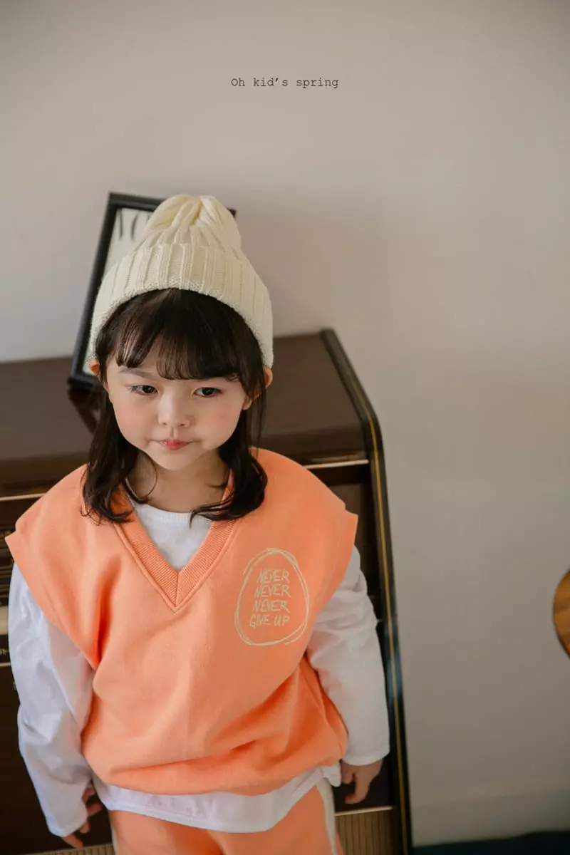 Oh Kids - Korean Children Fashion - #childofig - Never Vest Top Bottom Set - 6