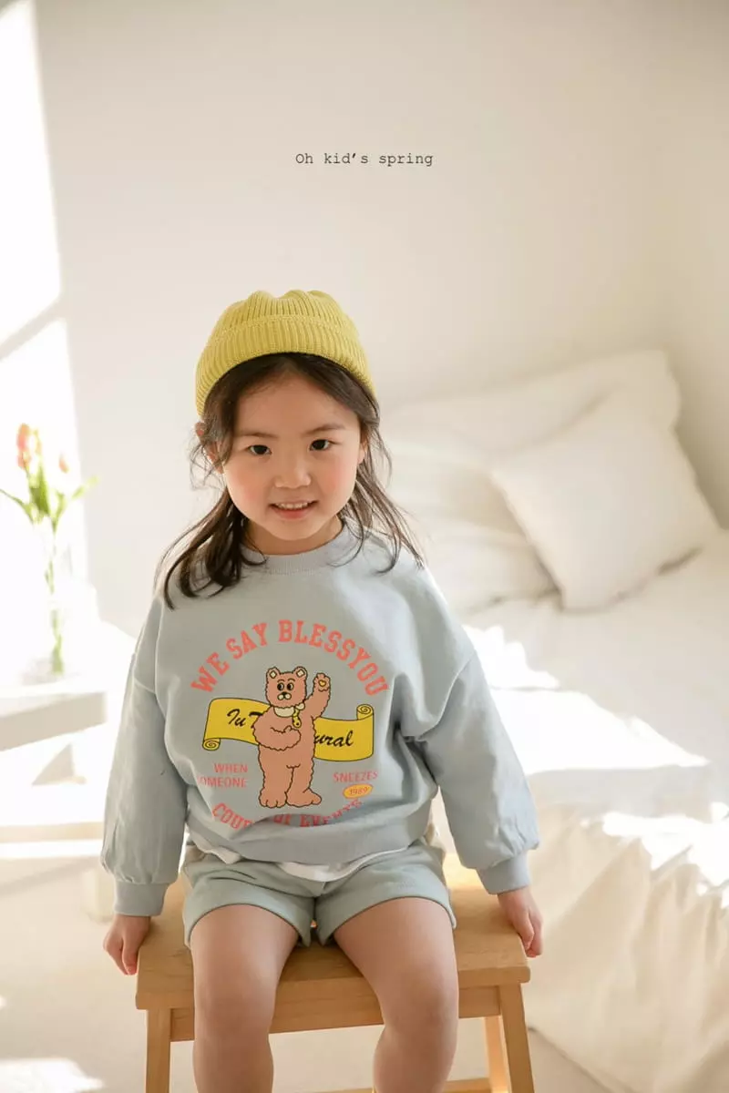 Oh Kids - Korean Children Fashion - #stylishchildhood - Bear Bear Sweatshirt - 4