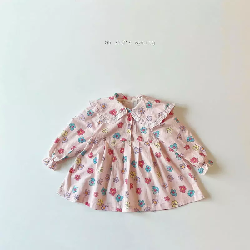 Oh Kids - Korean Children Fashion - #childofig - Frill Mini One-piece - 11