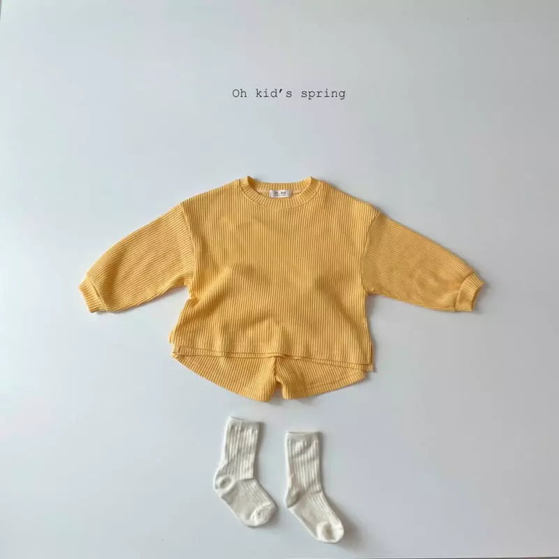 Oh Kids - Korean Children Fashion - #childofig - Spring Waffle Shorts - 6
