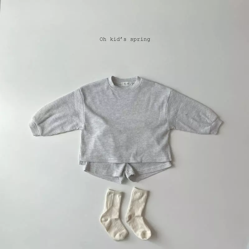 Oh Kids - Korean Children Fashion - #childofig - Spring Waffle Shorts - 7