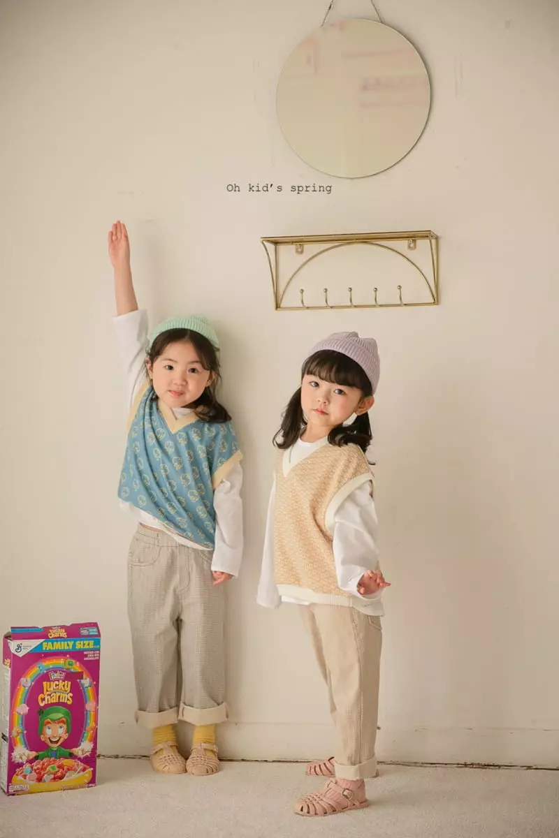 Oh Kids - Korean Children Fashion - #fashionkids - Small Check Pants - 4