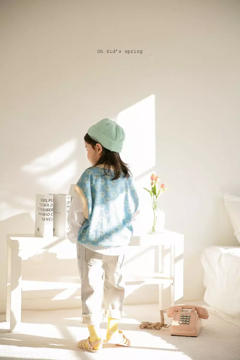 Oh Kids - Korean Children Fashion - #kidsstore - Small Check Pants - 5