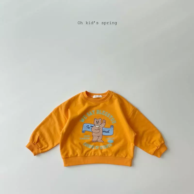 Oh Kids - Korean Children Fashion - #kidzfashiontrend - Bear Bear Sweatshirt - 11