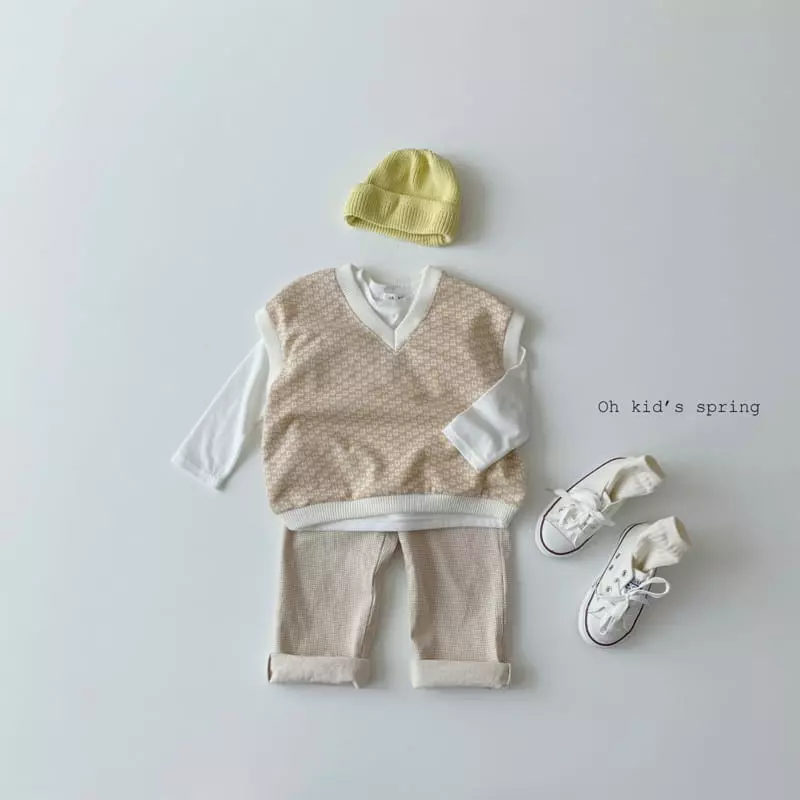 Oh Kids - Korean Children Fashion - #magicofchildhood - Small Check Pants - 9