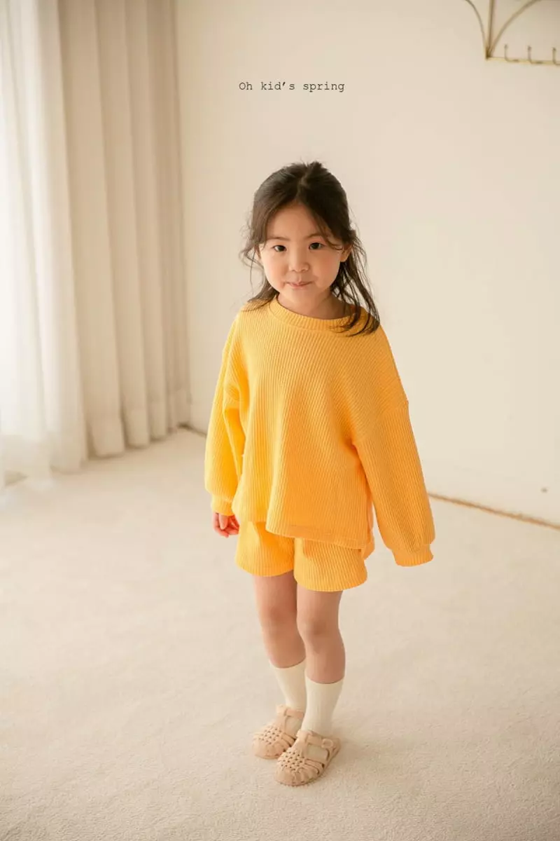 Oh Kids - Korean Children Fashion - #magicofchildhood - Spring Waffle Shorts - 3