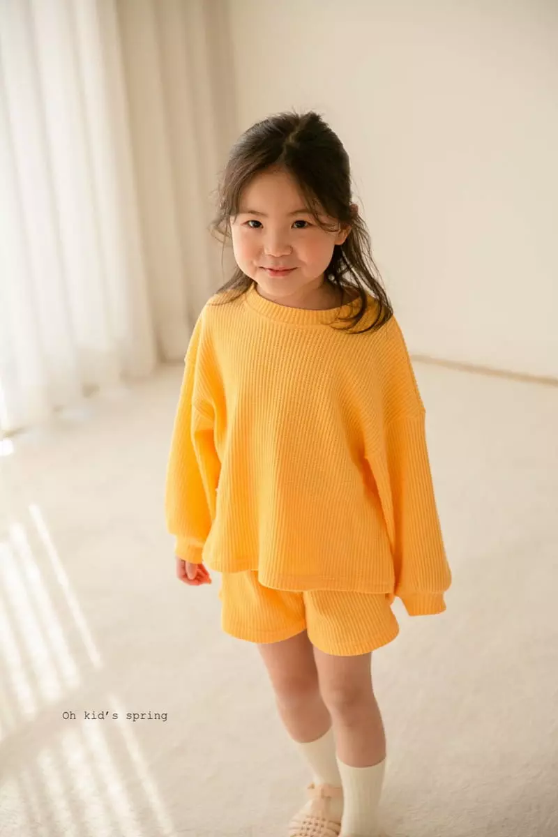 Oh Kids - Korean Children Fashion - #magicofchildhood - Spring Waffle Shorts - 4