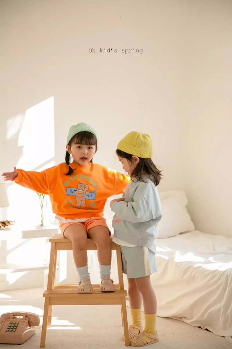 Oh Kids - Korean Children Fashion - #toddlerclothing - Bear Bear Sweatshirt - 2