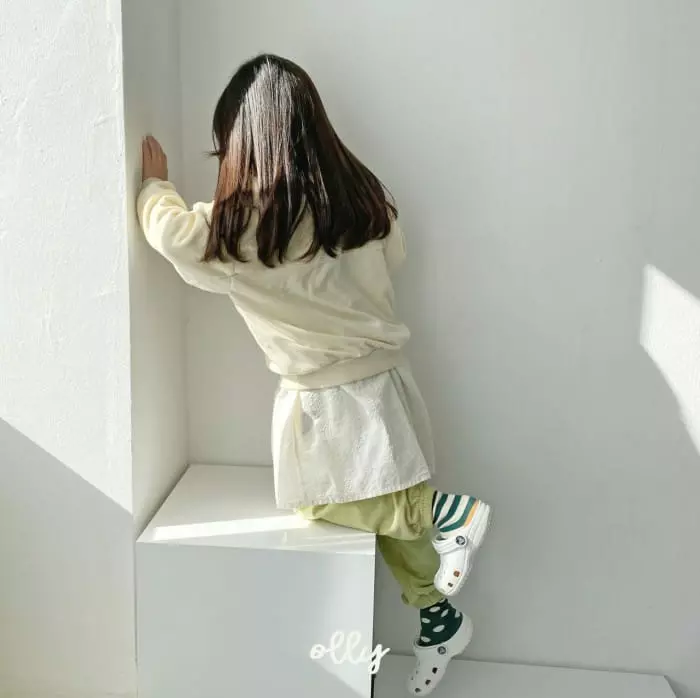Ollymarket - Korean Children Fashion - #Kfashion4kids - Terry Color Sweatshirt - 5