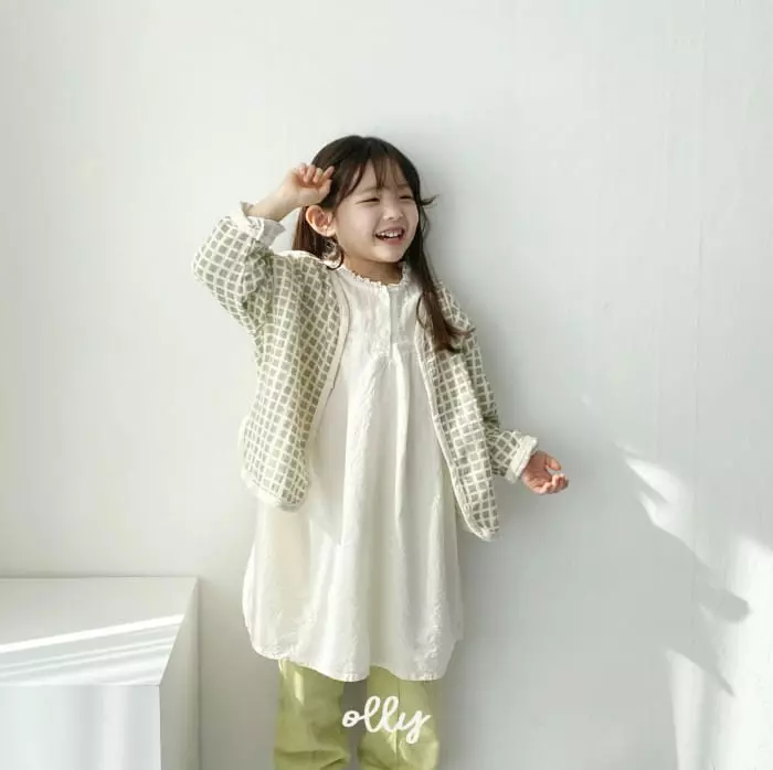 Ollymarket - Korean Children Fashion - #childofig - Check Cardigan - 10
