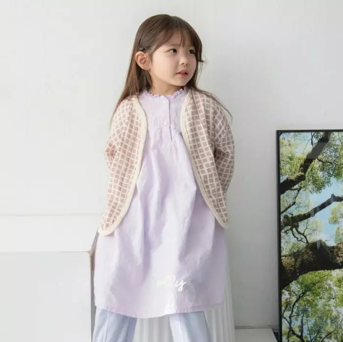 Ollymarket - Korean Children Fashion - #childrensboutique - Check Cardigan - 11