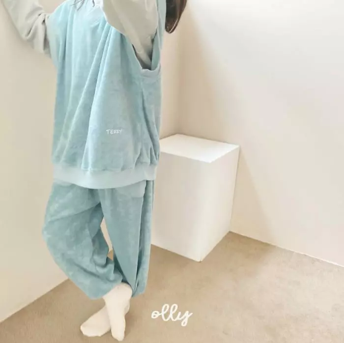 Ollymarket - Korean Children Fashion - #fashionkids - Terry Vest Top Bottom Set - 9