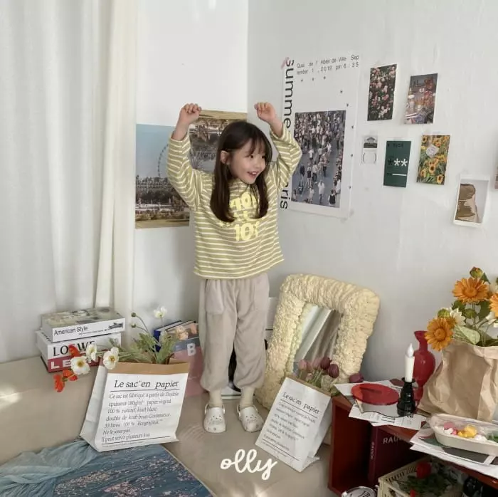 Ollymarket - Korean Children Fashion - #kidsshorts - 101 Stripes Long Sleeves Tee - 5