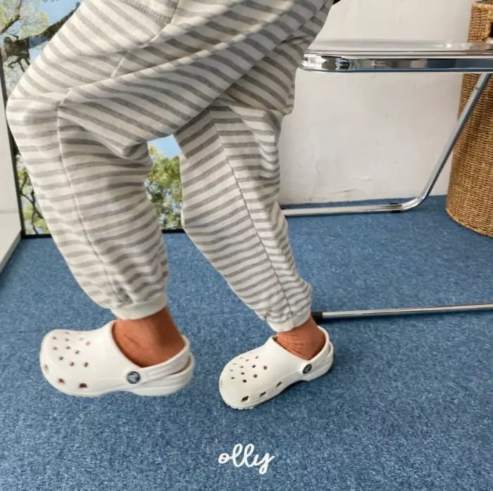 Ollymarket - Korean Children Fashion - #kidsstore - Strpes Terry Top Bottom Set - 10