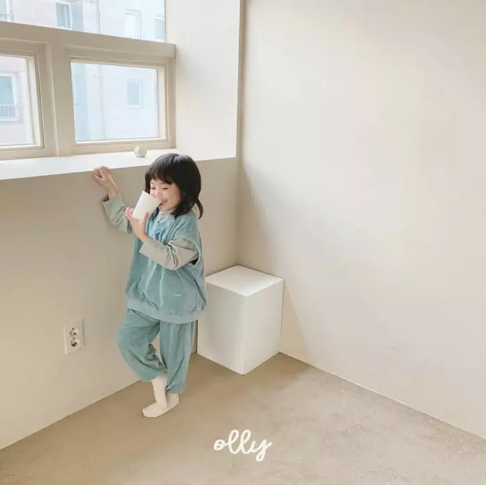 Ollymarket - Korean Children Fashion - #kidzfashiontrend - Terry Vest Top Bottom Set - 12