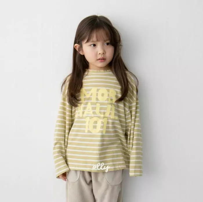 Ollymarket - Korean Children Fashion - #littlefashionista - 101 Stripes Long Sleeves Tee - 9