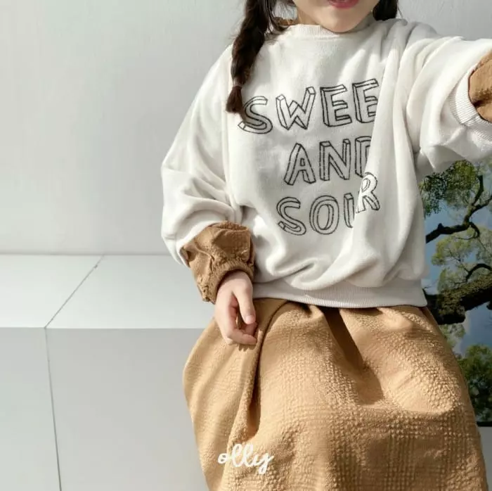 Ollymarket - Korean Children Fashion - #littlefashionista - Capri Terry Sweatshirt - 5