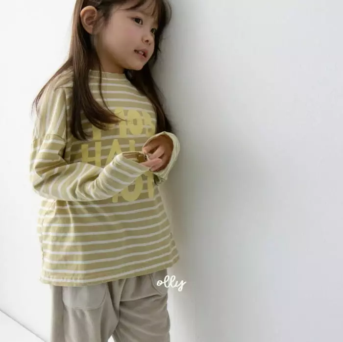 Ollymarket - Korean Children Fashion - #magicofchildhood - 101 Stripes Long Sleeves Tee - 10