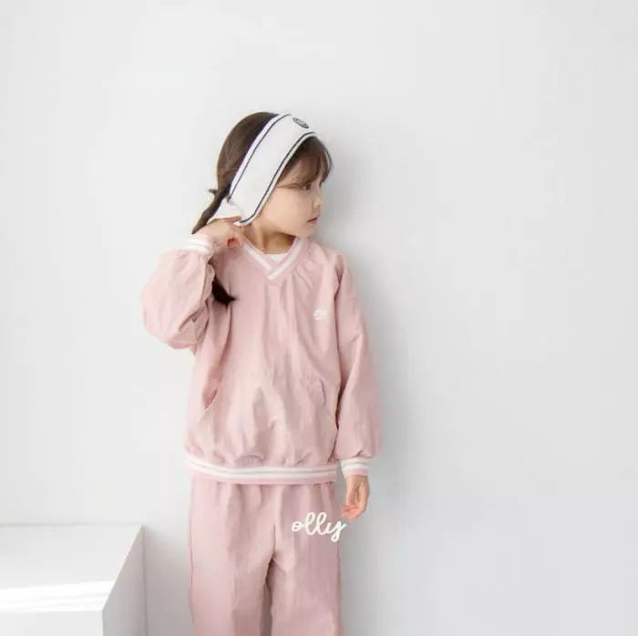 Ollymarket - Korean Children Fashion - #magicofchildhood - Run Top Bottom Set - 3