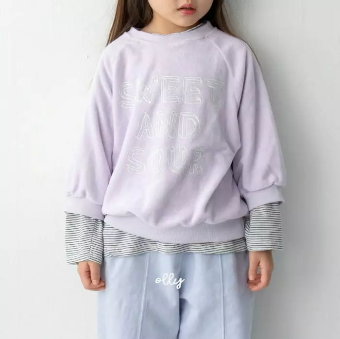 Ollymarket - Korean Children Fashion - #minifashionista - Veloure Stripes Long Sleeves Tee - 10
