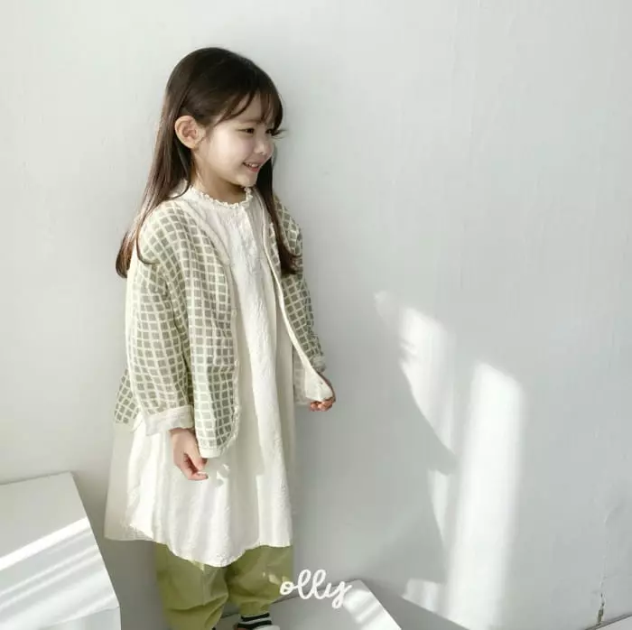 Ollymarket - Korean Children Fashion - #minifashionista - Check Cardigan - 5
