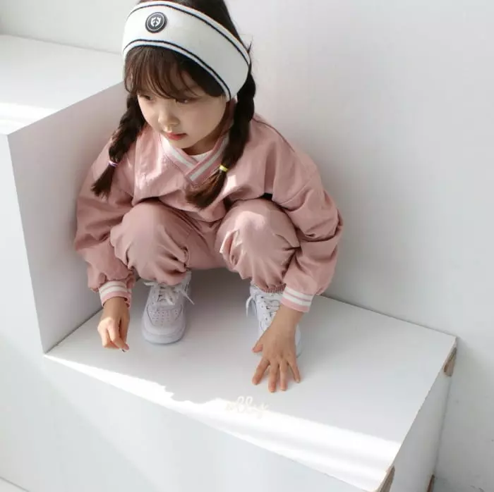 Ollymarket - Korean Children Fashion - #magicofchildhood - Run Top Bottom Set - 4